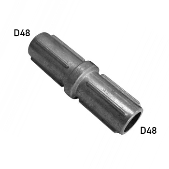 Nadstavec na stĺpiky D48 / ZN